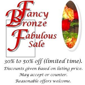 💥💖FANCY BRONZE FABULOUS SALE!! 💖💥